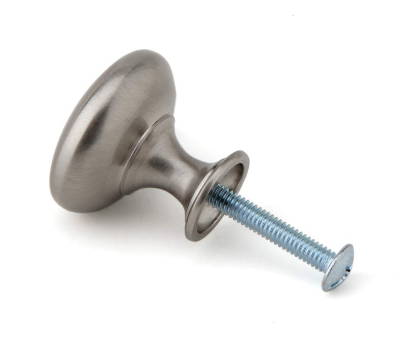 Silverline 6 Pack Cabinet Round Knob Pulls for Kitchen Bathroom Drawer Closet Door Cupboard 30mm Brushed Satin Nickel - Image 4